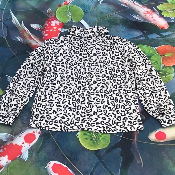 🐲💙 Santuary Klara Mock Neck Leopard Print Sweater top - Picture 12 of 12